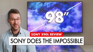 SONYS BIGGEST TV that BEATS MiniLED 98 Inch SONY X90L Review [upl. by Shulins656]