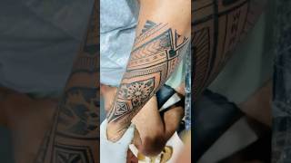 Freehand Full Forearm Tattoo freehand forearms tattoo tattoostudio viralkardo shortsfeed [upl. by Animrac]