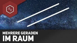 Gegenseitige Lage von Geraden im Raum  REMAKE [upl. by Melesa]