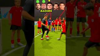 Neymar vs Marchisio vs Maguire vs Salah vs Ronaldo  Nutmeg Challenge [upl. by Annayat]