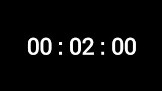 2 minutes timer Two minutes timer 2 minutes countdown timer countdown 1hour 60minutes time [upl. by Yennep981]