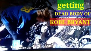 Getting dead body of Kobe Bryant from helicopter crashed [upl. by Medora]