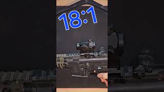 Rozdílné poměry kol 181 vs 131 airsoft gearratio mk18 [upl. by Sallee]