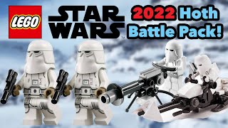 LEGO Star Wars 2022 Battle Pack Info Battle of Hoth [upl. by Erbua]