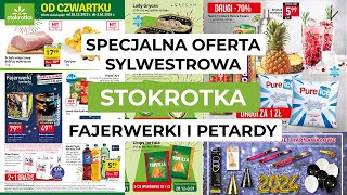 Specjalna oferta sylwestrowa w sklepach Stokrotka  Fajerwerki i petardy akcesoria karnawałowe [upl. by Dafodil]