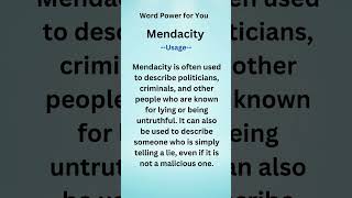 Mendacity [upl. by Godart]