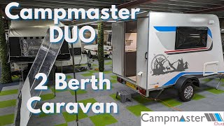 Campmaster Duo  2 Berth Mini Caravan [upl. by Ydissac]