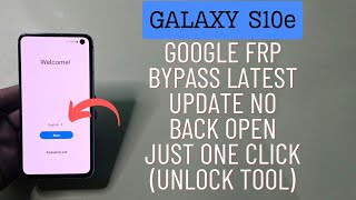 Galaxy S10e Google Frp Bypass Android 12  Samsung SmG970U Unlock Frp [upl. by Royden470]