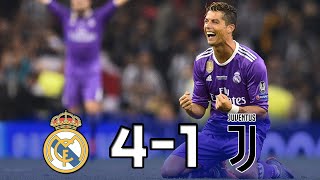 Real Madrid Vs Juventus 41 UCL Final 2017  HD Full Highlights [upl. by Eimoan]