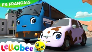 Lavage Auto  NOUVELLE ANIMATION  Comptines et Chansons Pour Bébés  Lellobee en Français [upl. by Lunn]