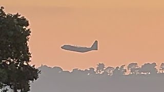 USAF Lockheed Martin MC130J Commando II departing NASNI [upl. by Etteve477]