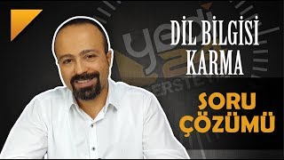 DİL BİLGİSİ SON TEKRAR  SORU ÇÖZÜMÜ quot1quot  SINAVDA NASIL ÇIKAR  Önder Hoca [upl. by Leonardi]