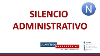 Actos Administrativos fictos o presuntos  silencio administrativo [upl. by Ajidahk37]