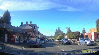 4K DELORAINE TASMANIA AUSTRALIA Driving through the town [upl. by Yelroc]