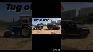 Johndeere tractor Vs thar 😈 🔥😍 thar tharlovar mahindra shortsfeed trending suv [upl. by Lazar]