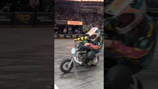 Minibike Sidecar Flat Track Racing  FLAT OUT FRIDAY [upl. by Ellmyer]