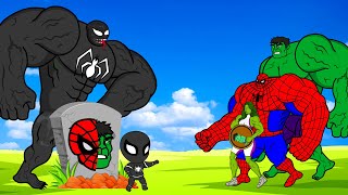 Evolution Of Hulk Vs Evolution Of BIG VENOM 2 Animation Skill [upl. by Laszlo]