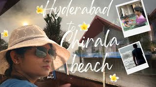 Hyderabad to Chirala beach  Ala beach resort review travelvlog chiralabeach [upl. by Eenahs39]