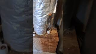 Pt 1 DIY HVAC repair installation of new return plenum [upl. by Ailedua]