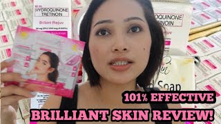 BRILLIANT SKIN REJUVENATING SET REVIEW GRABI ANG HAPDI AYOKO NA [upl. by Nagaer]