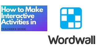 How to Make Interactive Activities in WordWall  WordWall Activity Maker  free online learning [upl. by Ntsuj853]