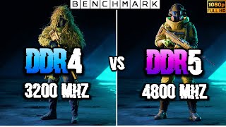 DDR4 3200 MHz RAM vs DDR5 4800 MHz RAM  Test in 9 Games  1080p  Benchmark [upl. by Kazmirci]