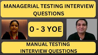 Managerial Testing Interview Questions Testing Managerial Round Questions [upl. by Atiuqahs]