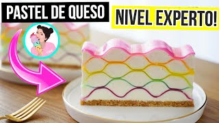 TRATE de COCINAR el PASTEL DE QUESO ARCOIRIS de BOONE BAKE PARA VER SI ME SALE 🌈 Caro Trippar [upl. by Zorina]