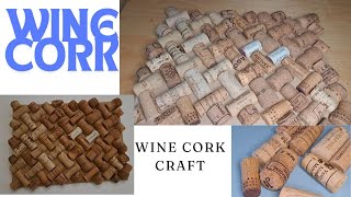 DIY WINE CORK CRAFT [upl. by Damha]