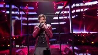 Eric Saade  Popular Sweden  Live  2011 Eurovision Song Contest Final [upl. by Henley]