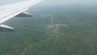 LANDING AT MURTALA MUHAMMAD INTERNATIONAL AIRPORT LAGOS [upl. by Okiam]