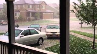 Hail storm in greeley CO [upl. by Madelyn]