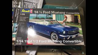 Revell 124 1964 12 Ford Mustang Convertible [upl. by Atiz]