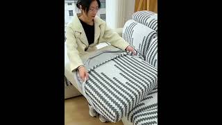 2024 Fleece full Sofa Seat Cushion Cover Furniture Protector Sectional Slipcover Sofa Cover [upl. by Matti]