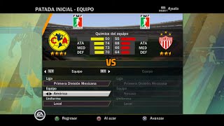 FIFA 11 PS2 Gameplay  Club America vs Necaxa [upl. by Bicknell]