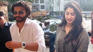 Janhvi Kapoor Spotted With Boyfriend Shikhar Pahariya On Date [upl. by Ehtylb]