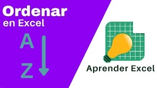 Como ORDENAR DATOS en Excel Orden Ascendente Orden Descendente y Alfabéticamente Muy Facil [upl. by Ralip]