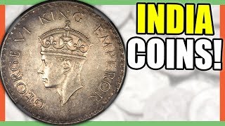 10 INDIA COINS WORTH MONEY  VALUABLE WORLD COINS [upl. by Janela270]