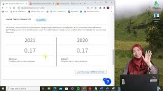MELIHAT SJR JOURNAL DAN IMPACT FACTOR JOURNAL [upl. by Benis]