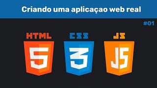 HTML CSS e Javascript  Criando uma aplicação completa de controle de gastos  01 [upl. by Eibreh]