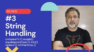 3 string handling function in java for ISC and ICSE students  class 10  11 and 12 [upl. by Neerac]