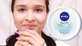 Nivea Soft Light Moisturiser Review  Winter Skincare  pinkrussh [upl. by Nnylcaj155]