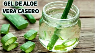 CÓMO HACER GEL DE ALOE VERA CASERO Y CÓMO CONSERVARLO [upl. by Aidam]