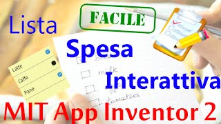 MIT App Inventor 2 ITA Tutorial 67 Lista interattiva [upl. by Ecissej666]