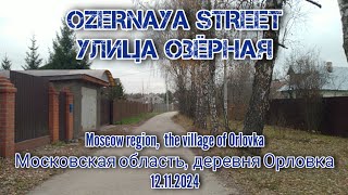 Деревня Орловка улица ОзёрнаяСело Орловка улица Озерная 12112024 [upl. by Akimaj]