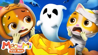 Mèo con và Quái vật halloween  Nhạc thiếu nhi  MeowMi Gia đình những chú mèo [upl. by Ailama]