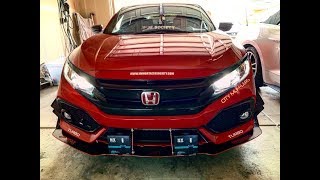 How to install LED lights 10Th Gen Honda Civic Hatchbacks  JDM ASTAR [upl. by Sheffie801]