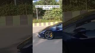 Lamborghini and amg screaming on hyderabads road 😈💥 lamborgini amgcoupe [upl. by Eelarual]