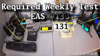 Required Weekly Test EAS 131 10924 WXL51 [upl. by Assehc647]