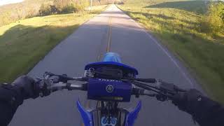 Wr450 supermoto 1 minute of wheelies [upl. by Arok]